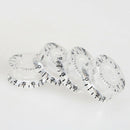 4Pcs Transparent Acrylic Speed Knob Volume Tone Control for Electric Guitar