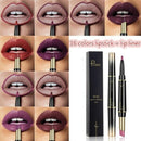 Pudaier New Women's Double Head Lipstick Lip Liner Matte Matte Lipstick Rot