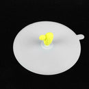 Creative Cartoon Anti-Dust Cup Cover Silicone Sealing Cactus Coffee Lid Cap A