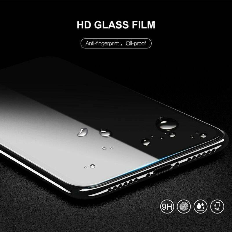 For Huawei Nova 5T - Full Cover Tempered Glass Screen Protector + Lens Film