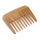 Sandalwood Beard Combs - Wide Tooth Pocket Comb - No Static Wooden Grooming Comb