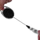 One Retractable Reel Recoil ID Badge Lanyard Name Tag Key Card Holder Belt V6H1