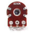 Guitar Small Size Pots B250K Potentiometers For Guitar Bass Parts (Pack Of  W1K9