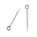 20Pcs High-carbon Steel Sea Fishing Worm Hooks Fishhook Live Bait Hooks M