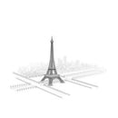 Eiffel Tower Decor Photo Memo Clip Stand Display Holder Card Hom 5.6*3.3 cm tbTO
