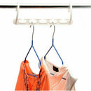 8hooks Hanger Coat Folding Space Shirts Clothes Holders Household Non-slip S3B1