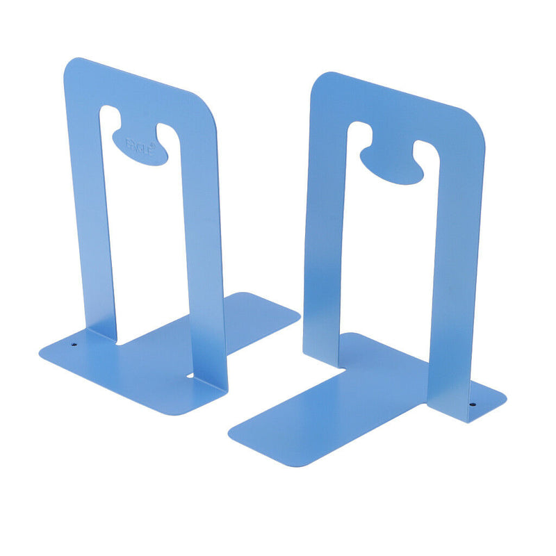 1 Set Metal Bookend Desk Book Organizer Home School Shelves for Books Holder
