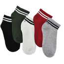 Men Comfortable Cotton Socks Solid striped Sports Classic SocJBTEUS