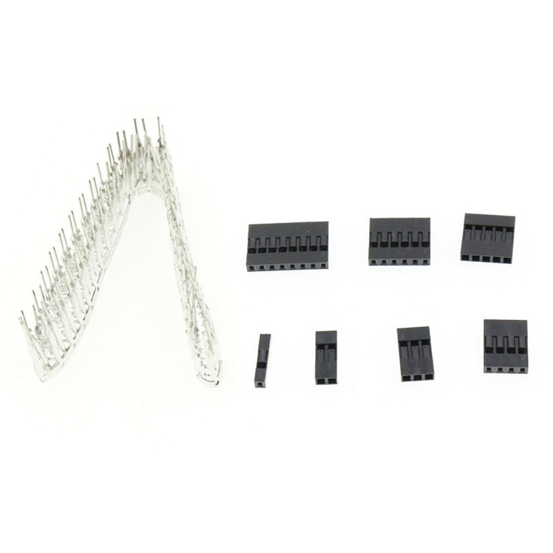 310Pcs 2.54mm Pitch Connector Adaptor Assortment Kit (1 2 3 4 5 6 8 Pins)