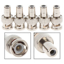 5Pcs BNC Male to AV RCA Female Coax Coaxial Connector Adapter FT