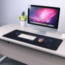 World Map Natural Rubber Large Gaming Mouse Pad Computer Keyboard Mat (XL) A
