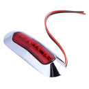2pcs Waterproof 2LED Truck Trailer Side Marker Blinker Lights Signal Lamps
