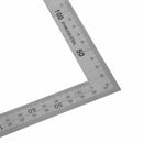 Stainless Steel 25x50cm 90 Degree Angle Try Square Ruler Measure Tool