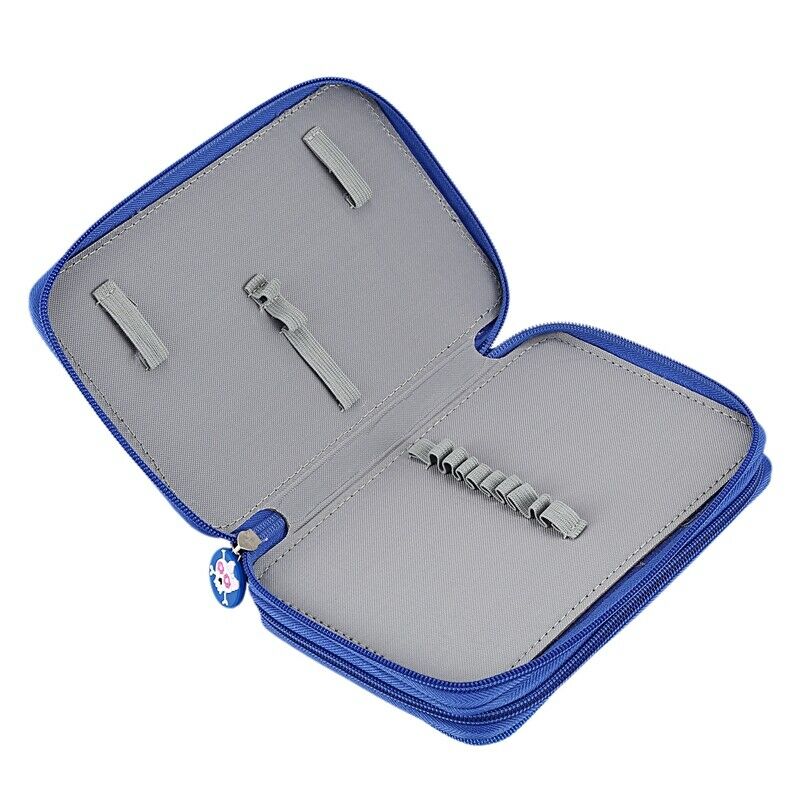 High Capacity Holder Stationary Pencil Case Pen Box Storage Bag New, 2 Laye U7U5