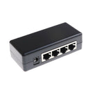 4 Port PoE Injector PoE Power Adapter Ethernet Power Supply Pin  for IP CamBX