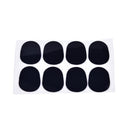 8Pcs 0.8mm Soprano Saxophone Sax Mouthpiece Patches Pad Cushions Black   OZ