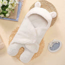 Unisex Baby Warm Comfortable Cartoon Envelope Swaddle Winter Wrap Blanket A
