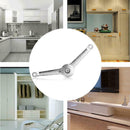 Zinc Alloy 360 Degree Adjustable Stop Support Rod Cupboard Furniture Hinge