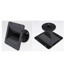 Speaker Driver Horn Tweeter, 2pcs 25mm Flat Throat Loudspeaker Horn Tweeter for