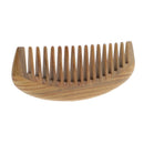 Wooden Hair Comb, Wide Tooth Hair Massage Comb for Women and Men, Small Pocket