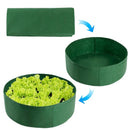 Planting Bag Garden Bed Round Planting Container Grow Bags Breathable Felt