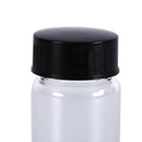 1pcs 20ml small lab glass vials bottles clear containers with black screw cap M&