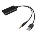 Car Wireless Bluetooth Module Music Adapter Auxiliary Receiver Aux Audio Us D9P3