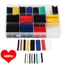580Pcs 2:1 Heat Shrink Tubing For Electrical Cable Sleeve Car Tube Kit 6 Color
