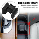 Black Center Console Barrier Car Cup Holder Insert Partition For Camry 2012-2017