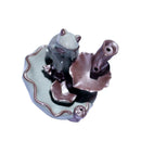 Buddhism Incense Burner Ceramic Stick Cones Holder Smoke Backflow Burner Frog