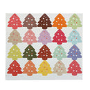 100pcs christmas tree packaging seal paper self adhesive gift bag stickerlabelxp