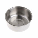 Stainless Steel Bird Feed Bowl Antirust Parrot Food Water Plate Kit (M 12CM
