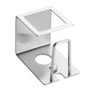 Stainless Steel Toothpaste Dispenser Toothbrush Holder No-Punch Adhesive E6J0