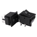 2 x AC 16A/250V 20A/125V 4 Pin ON-OFF 2 Position DPST Snap in Boat Rocker S X4U3