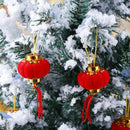 30Pcs/Set Lantern Spring Festival New Year Traditional Chinese Red Hanging OZ