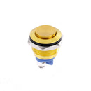 1PC 19mm waterproof yellow momentary metal push button reset switch high BX