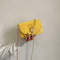 Fashion Women Messenger Bag Leather Pure Color Chain Shoulder Bag (Yellow)