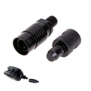 Portable Hiking Tackle Holder Alloy Fishing Rod Quick Release Adapter Connector