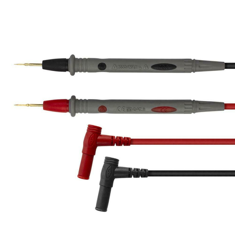 2pcs Universal Digital Multimeter Pens Lead Probe Wire 1000V 20A Ammeter