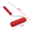 7inch Embossed Raindrop Painting Roller with Plastic Handle for Wall Decora