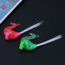 Peacock Shape Finger Light Colorful LED Light-up Rings Party Kids