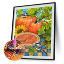 Pumpkin 5D DIY Full Round Drill Diamond Painting Cross Stitch (B2387)