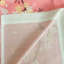 Japan Beimen Road Shower Curtain Cherry Blossom Japanese Fabric Printing CurQ5R2
