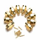 10pcs SMA Male Plug Solder For Semi-Rigid RG402 0.141" Cable RF Connector S6 ï¼D