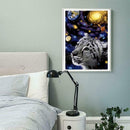 Starry Leopard 5D Full Drill Diamond Painting Embroidery DIY Cross Stitch