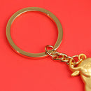 2021 Chinese Ox Year Lucky Pendant Keychain Propitious Gifts Hanging Trinket_kz