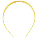 Lady Yellow Plastic Hair Hoop Headband Ornament w Teeth