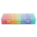 21 Grid 7 Days Weekly Pill Case Medicine Tablet Dispenser Pill Box Splitter