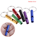 6 x Survival Whistle Aluminum Alloy Key Chain Outdoor Emergency Sports Camp!c