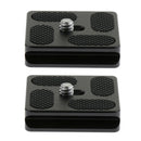 2pcs QAL-40 Camera Quick Release Plate Replacement For Tripod BallHead